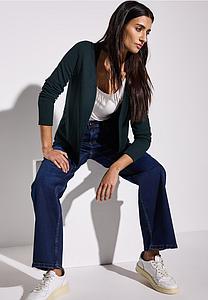 Gilet ouvert en maille