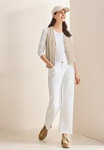 Gilet sans manches avec boutons