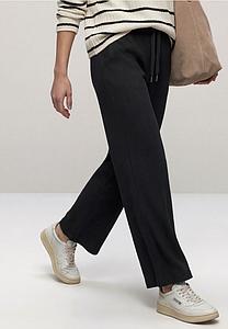 Pantalon large tissu structuré